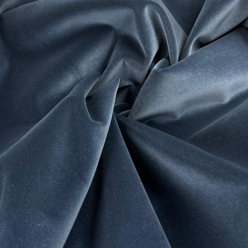 Upholstery Velvet - Copen Blue - 6 1/8 Yards