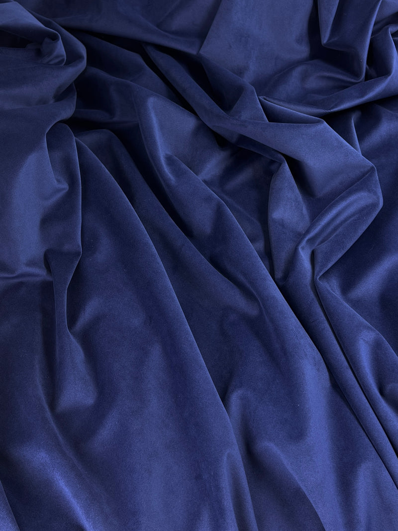 Upholstery Velvet - Deep Royal Blue - 5 7/8 Yards
