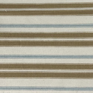 Blue & Khaki Umbrella Horizontal Stripe Canvas | SKU 7734 #S170