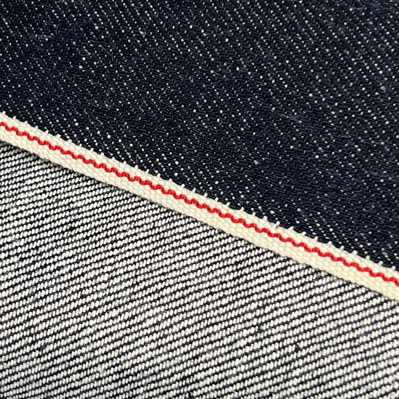 Japanese Selvedge Denim - 12.5 Ounce, 34" Wide, Dark Indigo - #S124