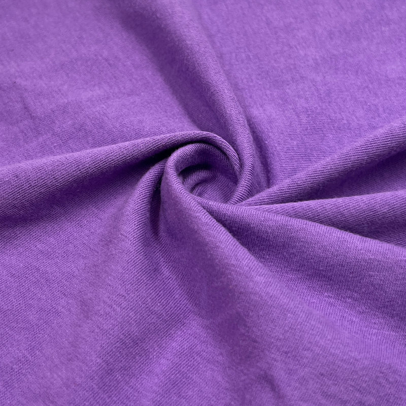 Lilac Cotton/Spandex 9-10 Ounce Jersey Knit - 10-Yard Lot