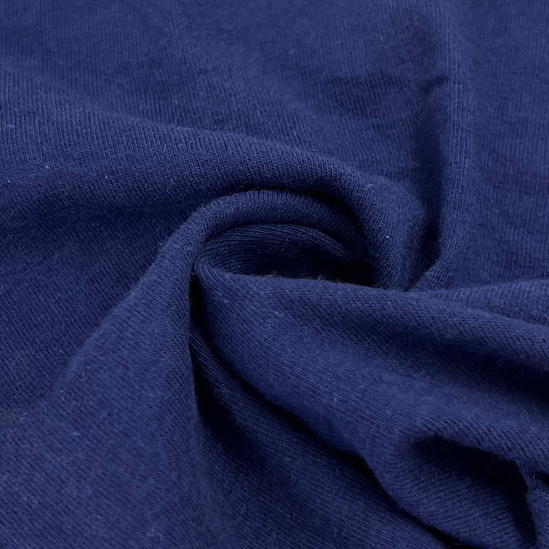 Navy Cotton/Spandex 9-10 Ounce Jersey Knit - 10-Yard Lot