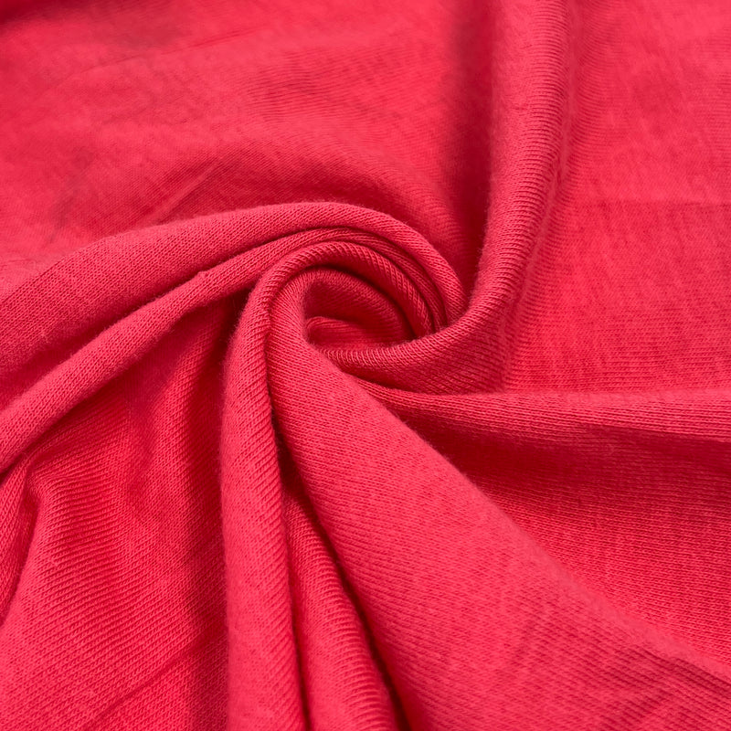 Light Fuchsia Cotton/Spandex 9-10 Ounce Jersey Knit - 10-Yard Lot