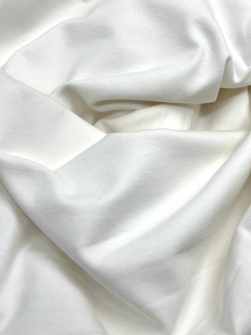 Off-White Cotton/Spandex Jersey - 12 Ounce - 72" Remnant
