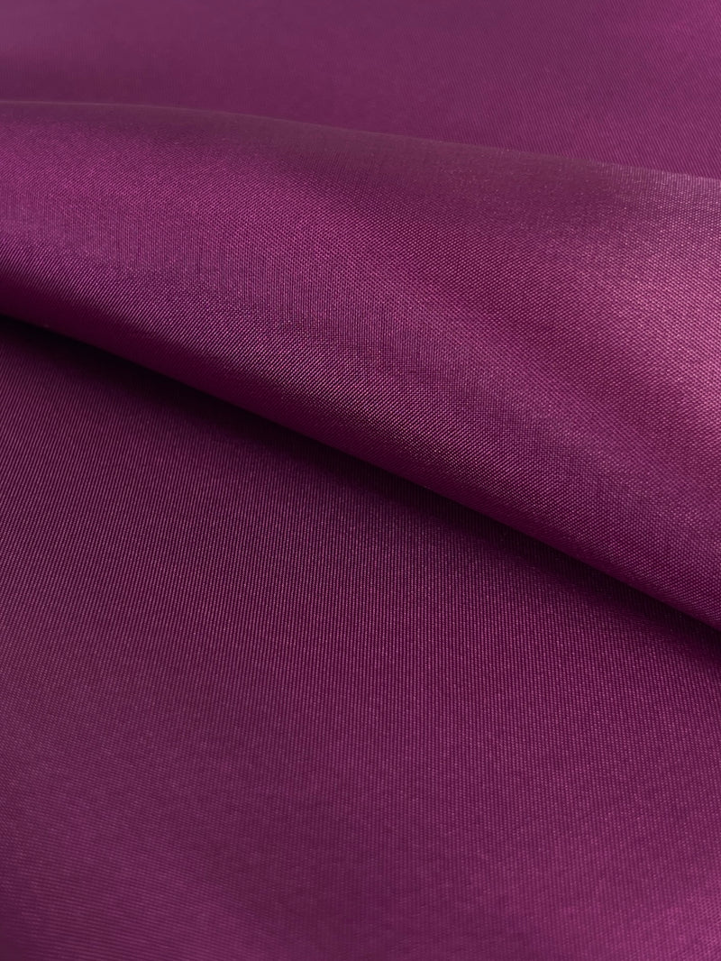 Polyester Woven Lining - Blackberry Pink - 72" Remnant