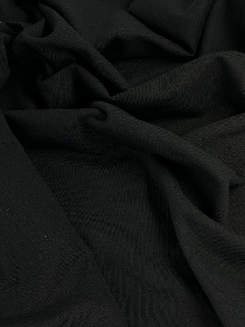 Black 3-End Sweatshirt Fleece from American Giant - Cotton-Rich, 12.5 Ounce, Made in America - SKU 8135SF #S138/26