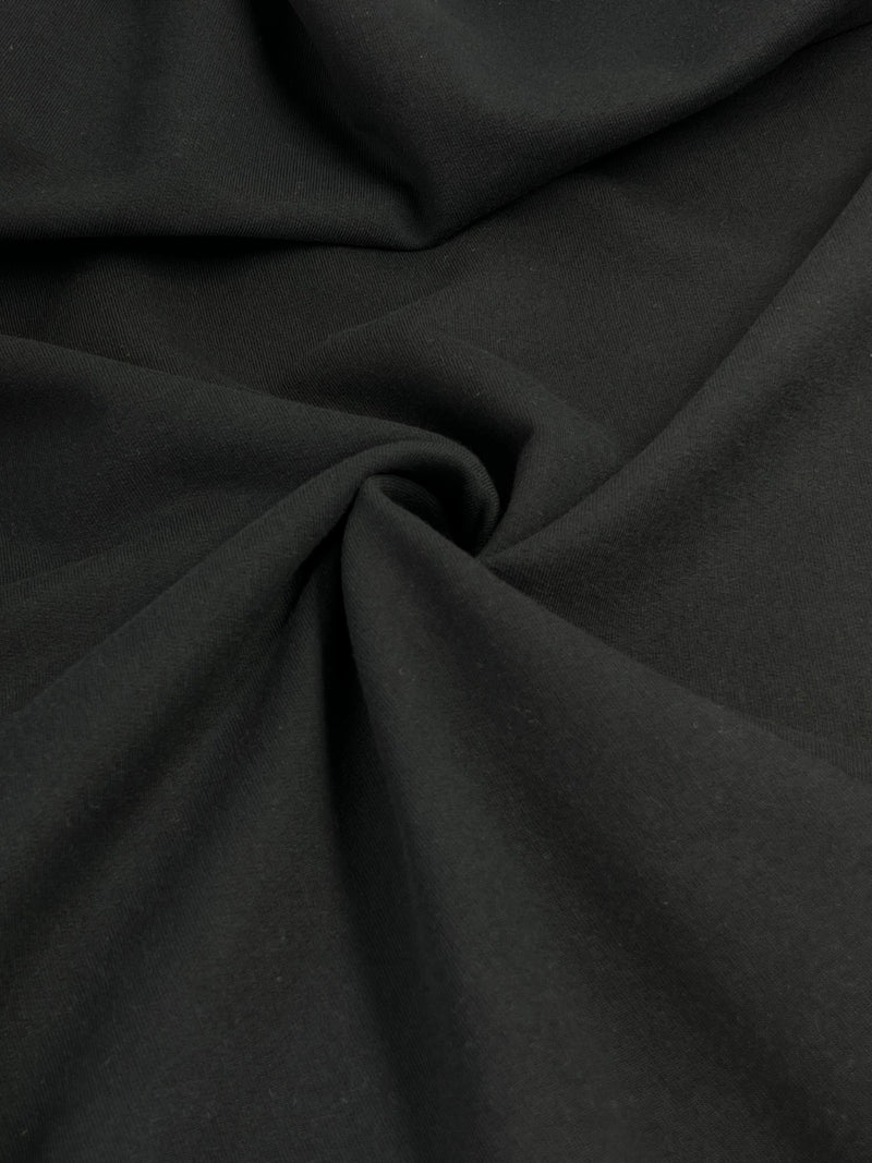 Black 3-End Sweatshirt Fleece from American Giant - Cotton-Rich, 12.5 Ounce, Made in America - SKU 8135SF #S138/26