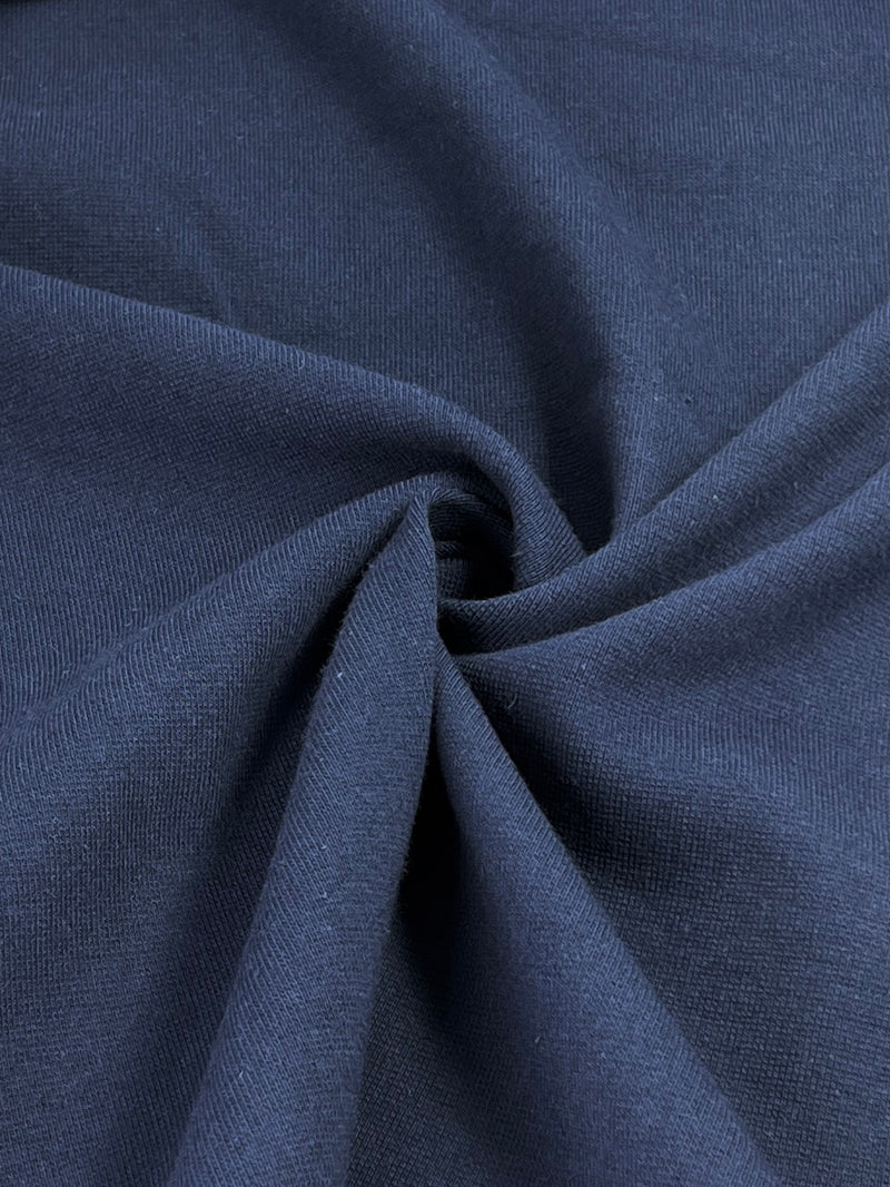 Cotton Heavyweight Open-Width Rib - Navy - SKU 8135R-A #S148/150