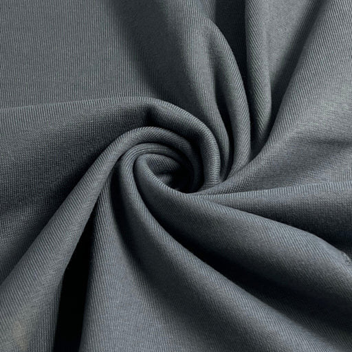 Close-up of gray fabric with folds