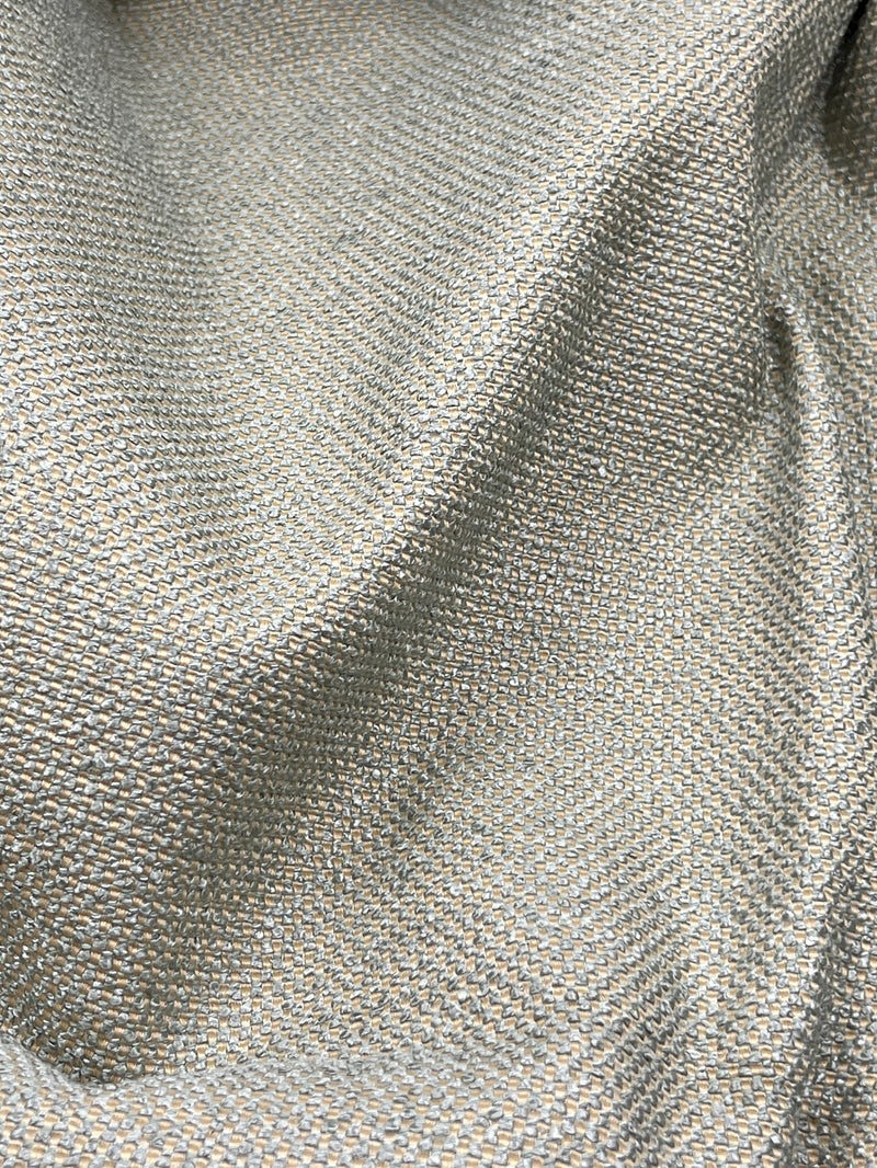 Turquoise & Yellow Two-Toned Box Weave - 70" Maker's Cut