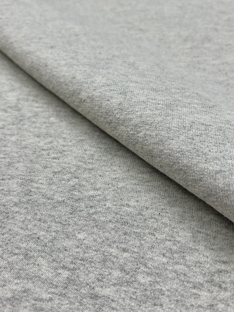 Ash Grey 3-End Sweatshirt Fleece from American Giant - Cotton-Rich, 12.5 Ounce, Made in America - SKU 8135SF