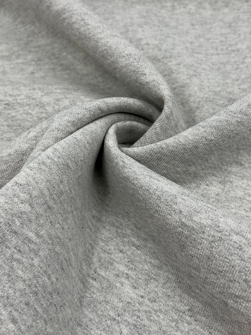 Ash Grey 3-End Sweatshirt Fleece from American Giant - Cotton-Rich, 12.5 Ounce, Made in America - SKU 8135SF
