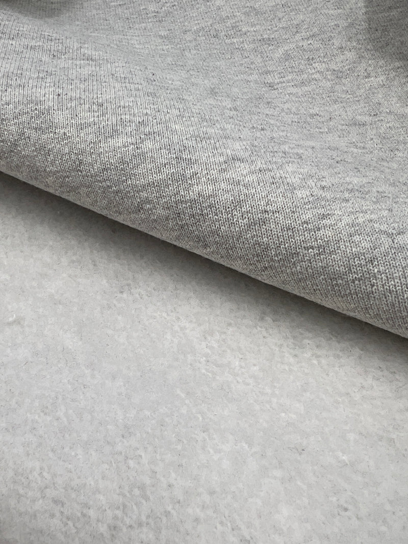 Ash Grey 3-End Sweatshirt Fleece from American Giant - Cotton-Rich, 12.5 Ounce, Made in America - SKU 8135SF