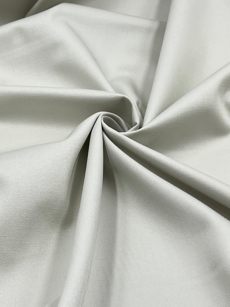 Ivory Stretch Twill - 7.5 Ounce, Cotton/Spandex - Roll Ends