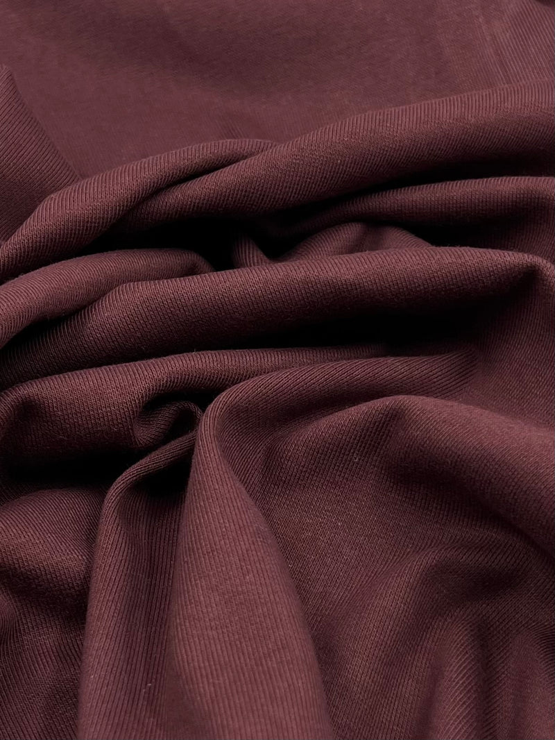 Cotton Cuffing Open-Width Rib - Burgundy - SKU 8135R-A #S75