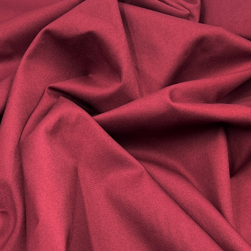 Burgundy Polyester/Cotton Twill - 7.5 Ounce - SKU 8140 #U114