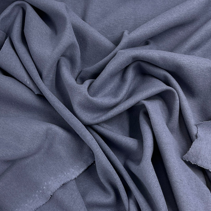 Copen Blue Cotton/Spandex Rib Knit - 7 Ounce, 1x1, Open-Width - SKU 8150B #SH