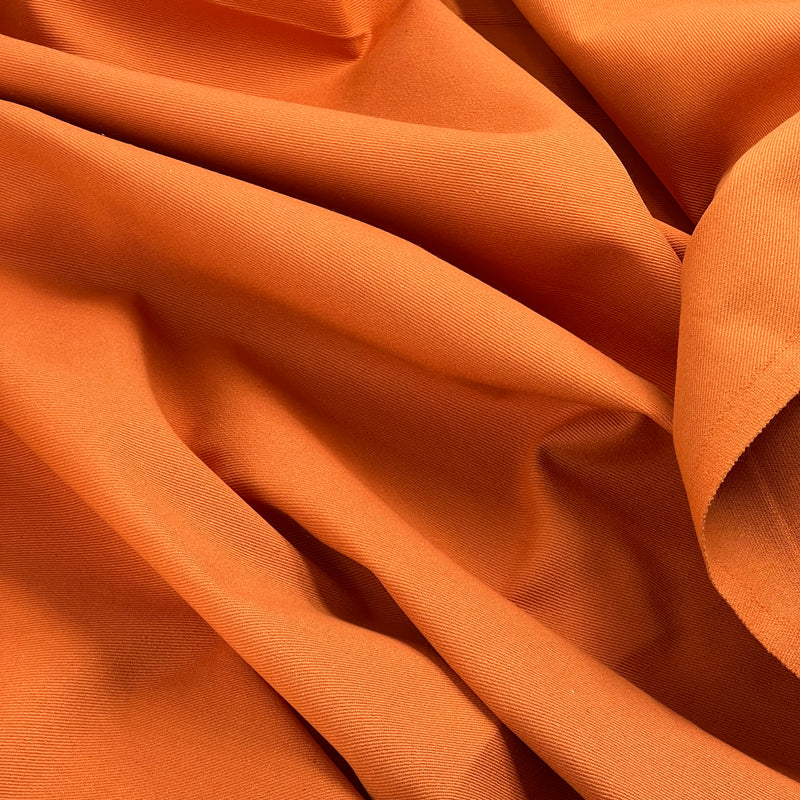 Pumpkin Colored Bull Denim - 100% Cotton, 10oz, 60" Wide