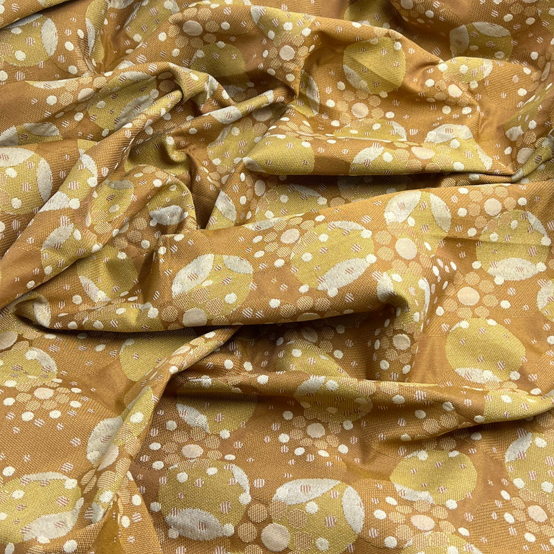 Gold Bubbles Upholstery - 74" Maker's Cut