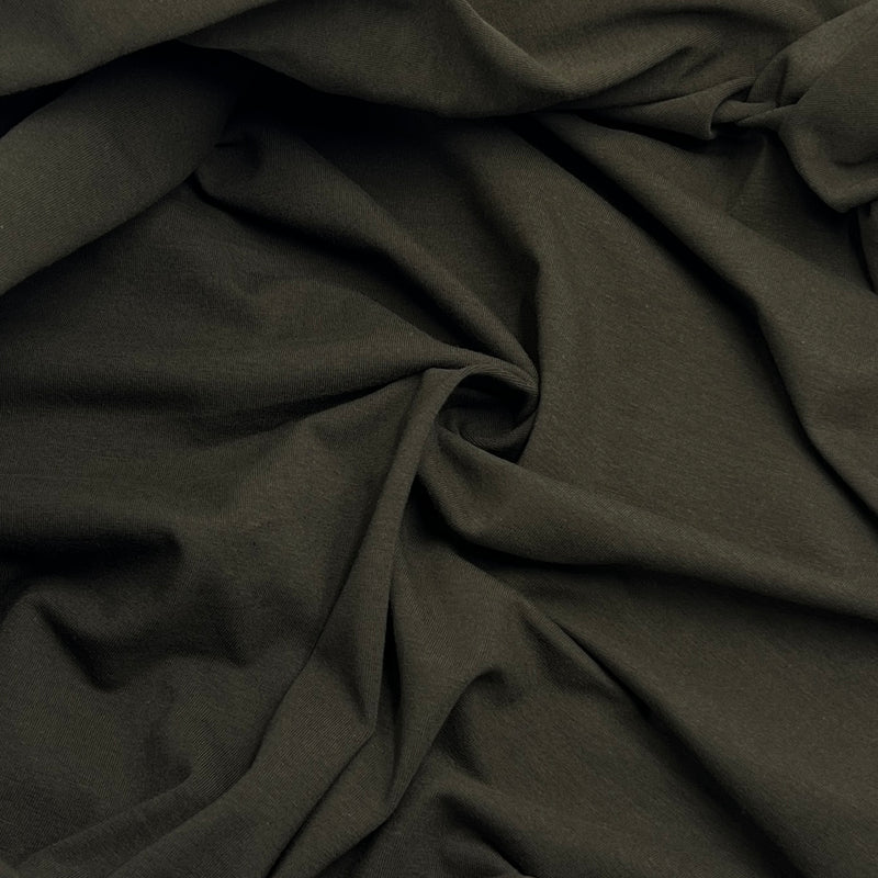 Olive 10oz Cotton/Lyra Jersey - 72" Project Pieces