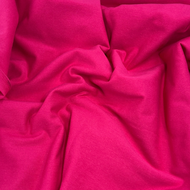 Fuchsia 10oz Cotton/Lyra Jersey - 72" Project Pieces
