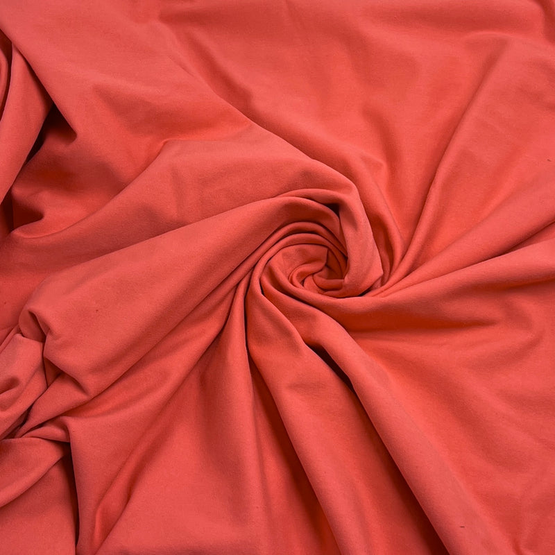 Coral 10oz Cotton/Lyra Jersey - 72" Project Pieces