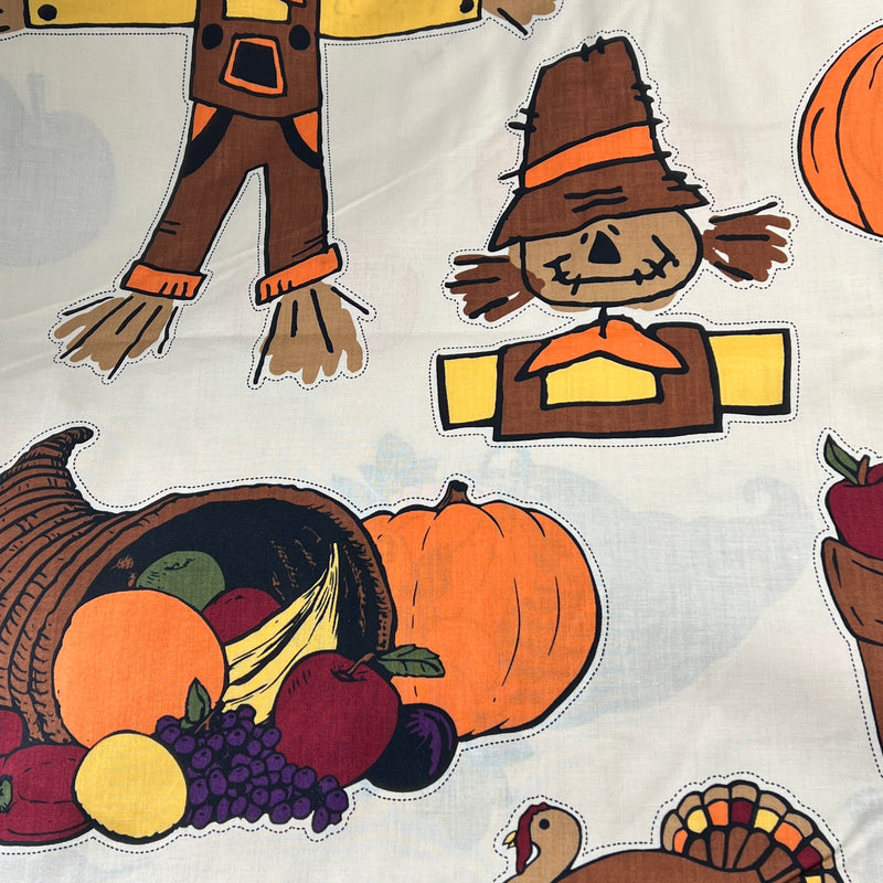 Thanksgiving Print Quilting Cotton | 72" REMNANTS