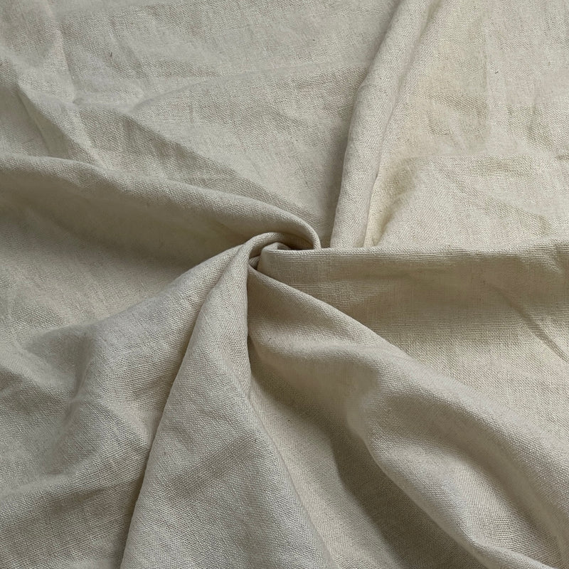 Linen Blend - 5.5oz, 57" Wide - Natural - SKU 8177I #S55-57
