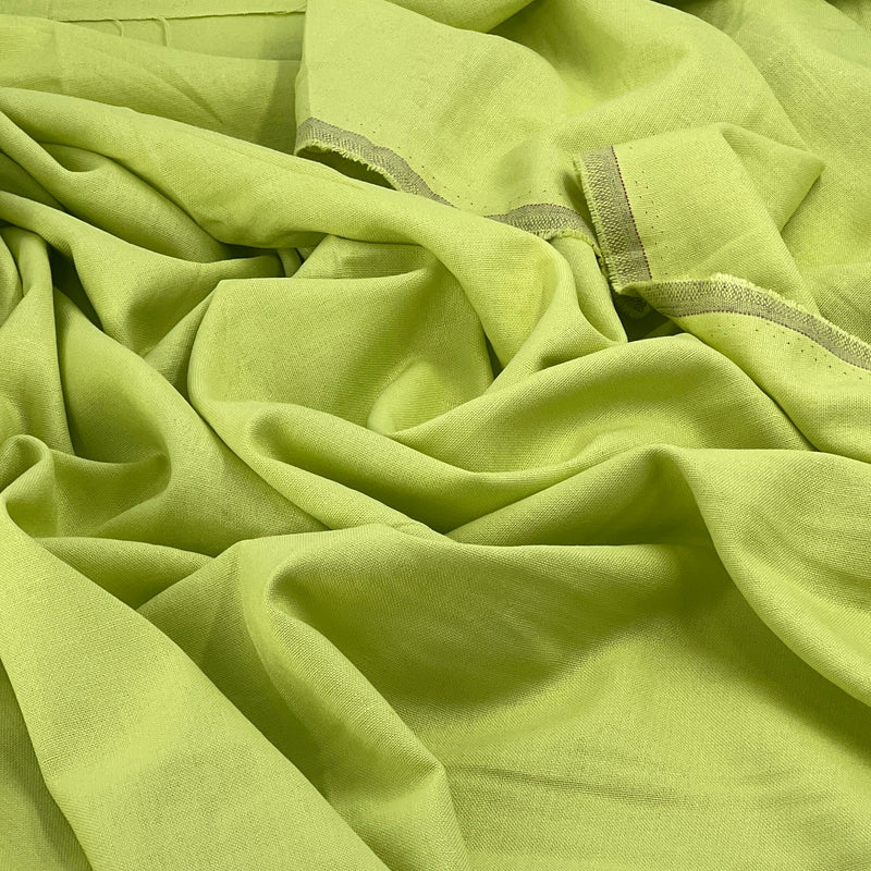 Linen Blend - 6oz, 57" Wide - Pastel Green - SKU 8177E #S55-57