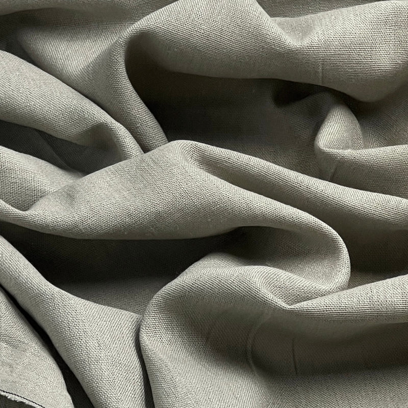 Linen Blend - 5.25oz, Linen/Cotton, 60" Wide - Grey - SKU 8177J #S55-57