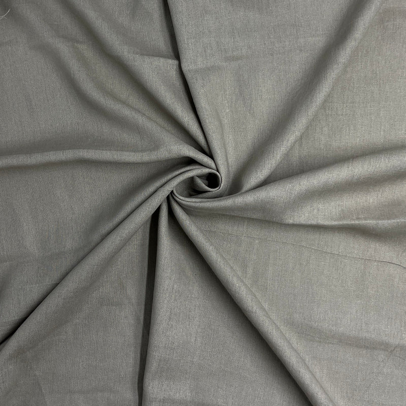 Linen Blend - 5.25oz, Linen/Cotton, 60" Wide - Grey - SKU 8177J #S55-57