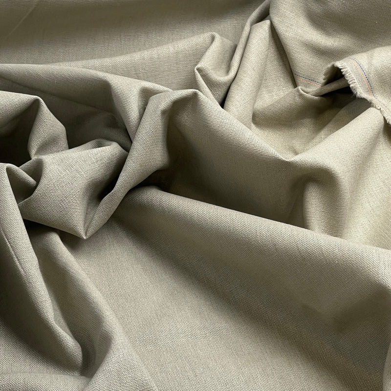 Linen Blend - 6.25oz, Linen/Cotton, 60" Wide - Pewter - SKU 8177G #S55-57