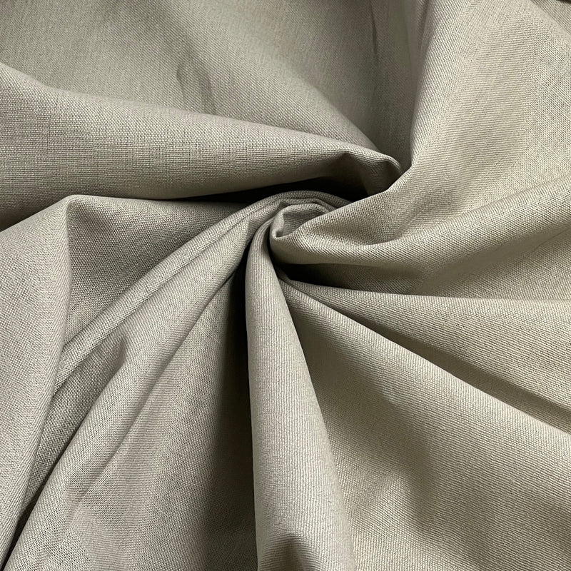 Linen Blend - 6.25oz, Linen/Cotton, 60" Wide - Pewter - SKU 8177G #S55-57
