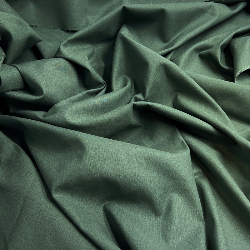 Linen Blend - 5.25, Linen/Cotton, 57" Wide - Evergreen - SKU 8177E #S55-57