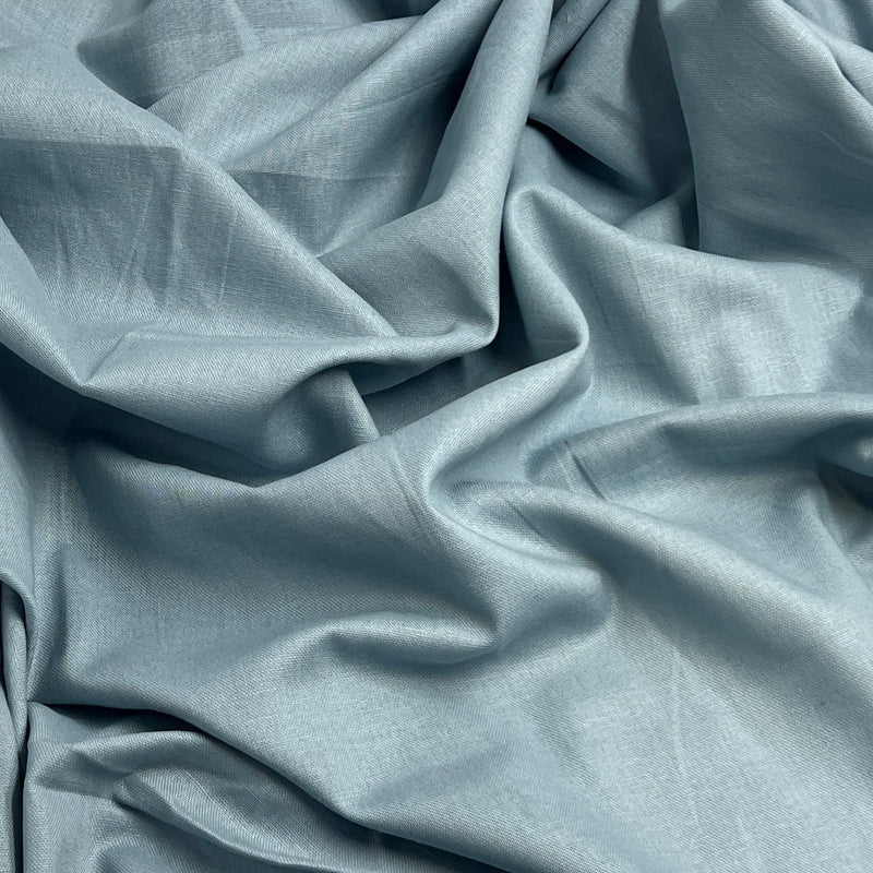 Baby Blue Dressweight Linen - 4.75oz, Linen/Cotton, 60" Wide - SKU 8177A #S55-57