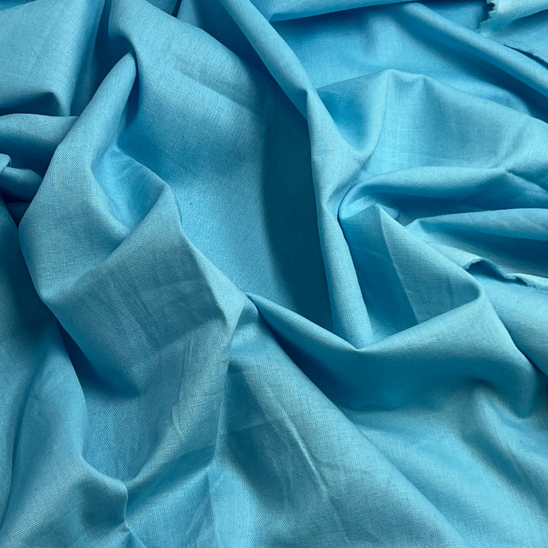 Dressweight Linen Blend - 5.25oz, Linen/Cotton, 60' Wide - Blue Diamond - SKU 8177A #S55-57