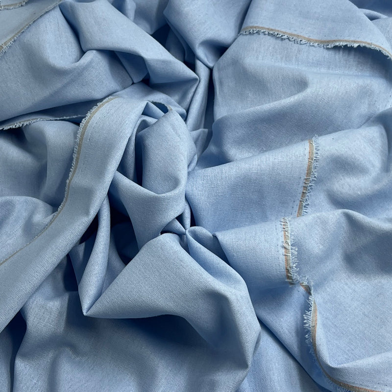 Ocean Blue Dressweight Linen - 5.5oz, Linen/Cotton, 60" Wide - SKU 8177J #S55-57