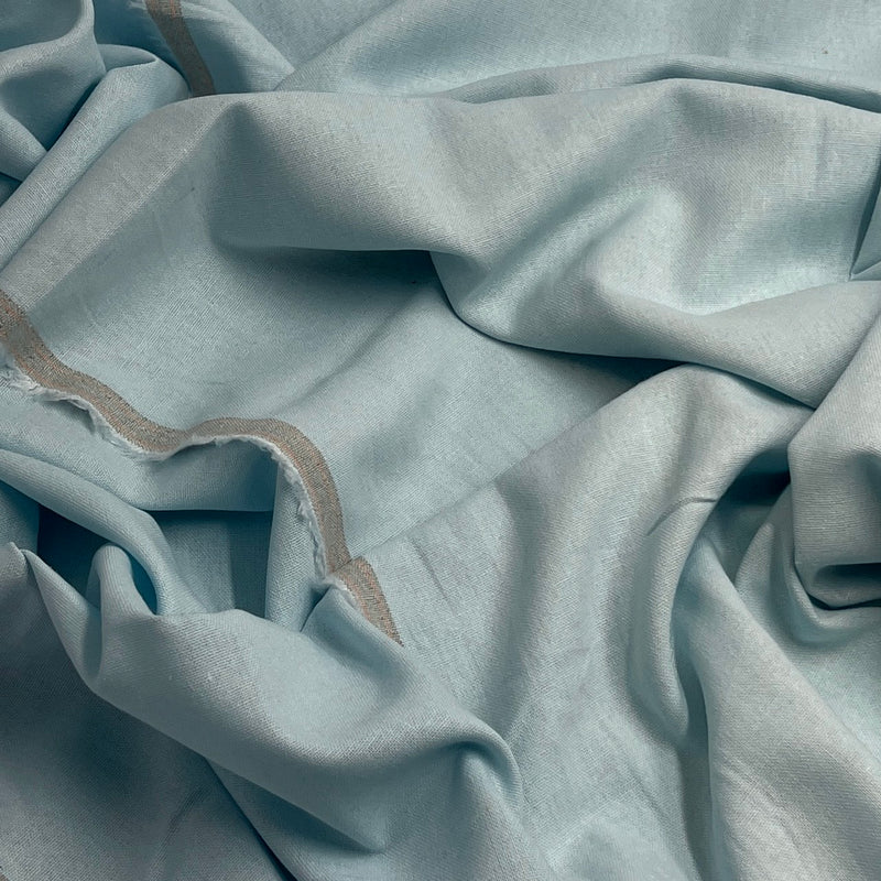 Cloud Blue Dressweight Linen - 5.75oz, Linen/Cotton, 60" Wide - SKU 8177J #S55-57