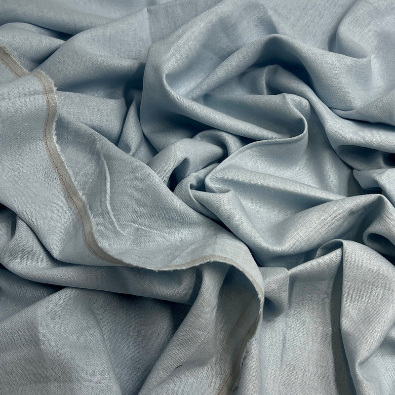 Mist Blue Dressweight Linen - 5.25oz, Linen/Cotton, 60" Wide - SKU 8177J #S55-57