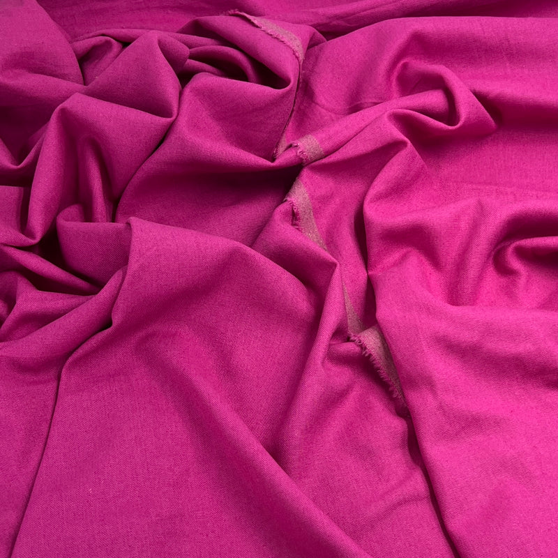 Fuchsia Dressweight Linen - 5.75oz, Linen/Cotton, 60" Wide - SKU 8177C #S55-57