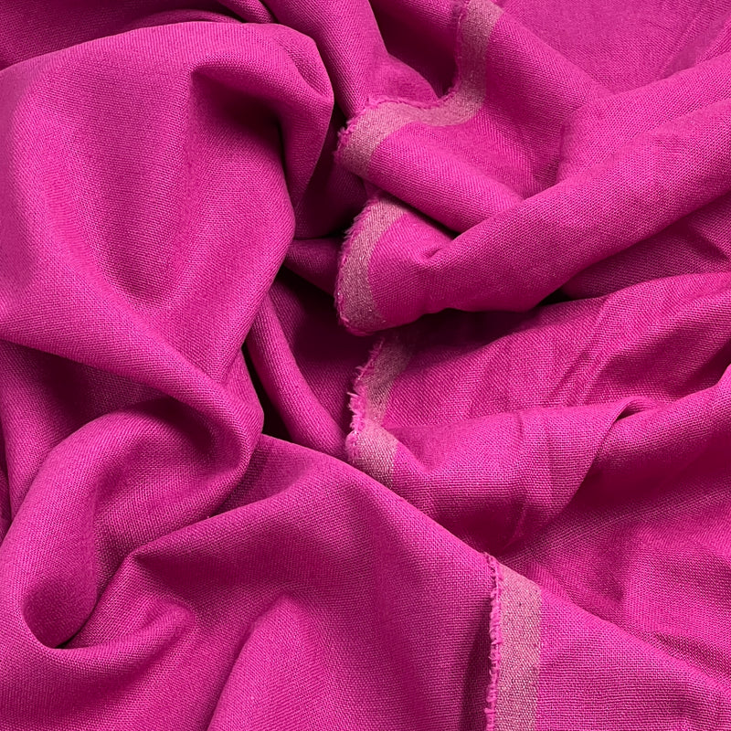 Fuchsia Dressweight Linen - 5.75oz, Linen/Cotton, 60" Wide - SKU 8177C #S55-57