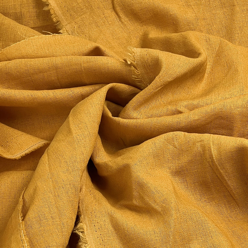 Linen Blend - 5.5oz, Linen/Cotton, 60" Wide - Dijon - SKU 8177H #S55-57