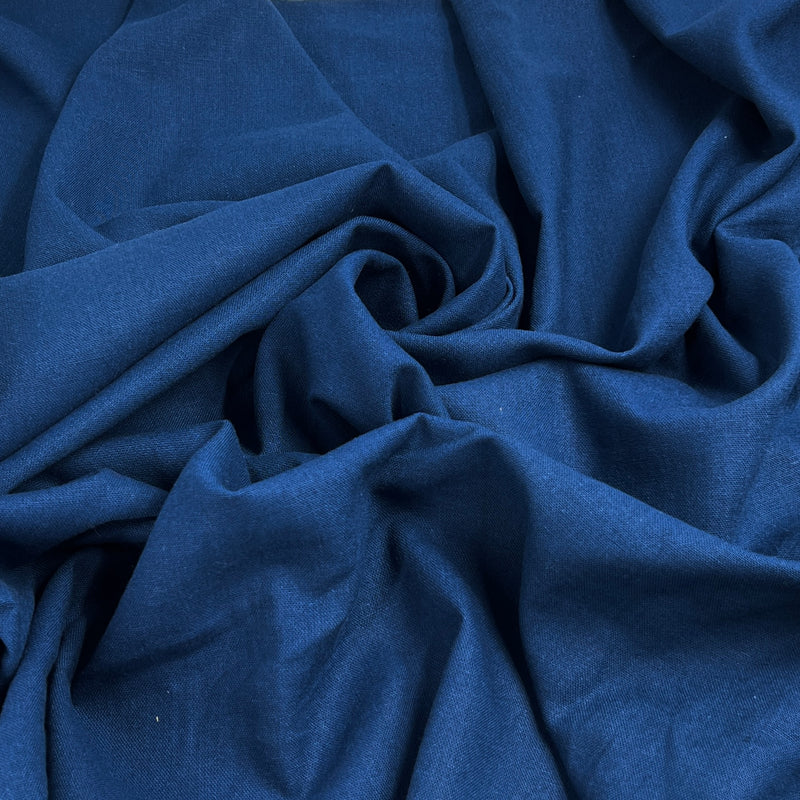 Chelsea Blue Linen - 6.25oz, Linen/Cotton, 60" Wide - SKU 8177K #S55-57
