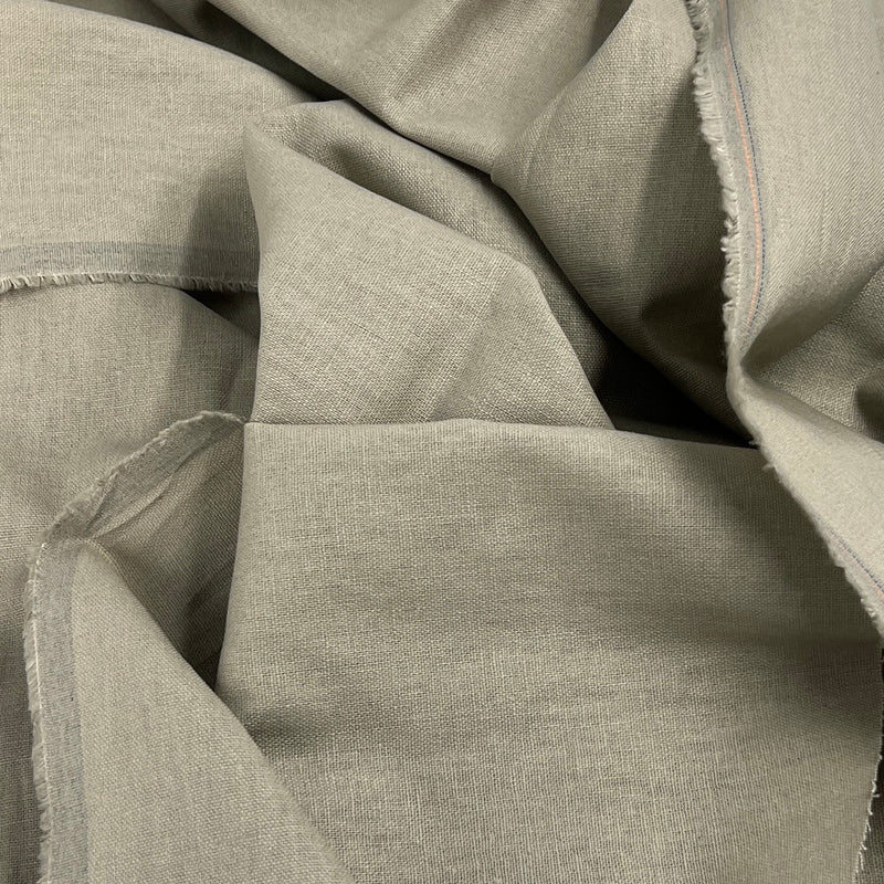 Light Khaki Linen - 6.25oz, Linen/Cotton, 60" Wide - SKU 8177G #S55-57
