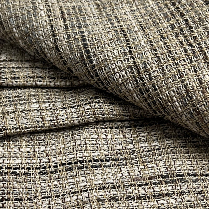 Monochrome Loosely Woven Upholstery - 112" Maker's Cut