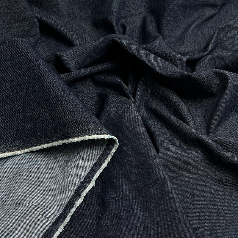 Indigo Lightweight Stretch Denim - 10oz, Cotton/Poly/Lycra, 54" Wide - SKU 8185 #U75