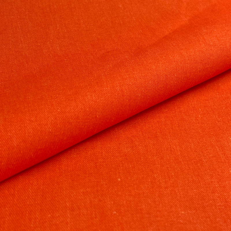 Cotton Rich Twill 7 Ounce - Orange | REMNANTS