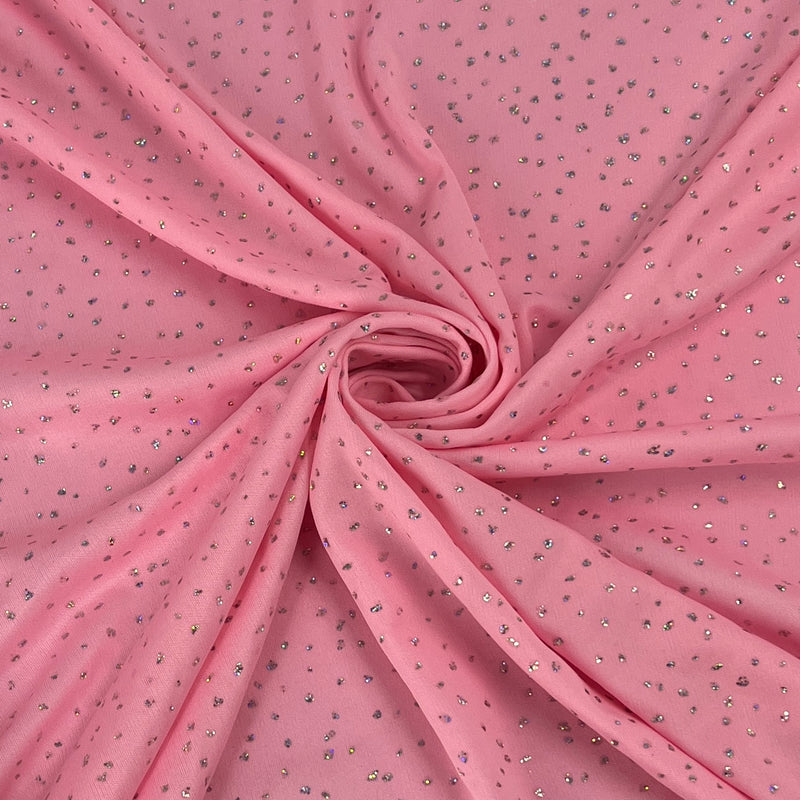 Glitter Stoned Effect Interlock - Polyester, 60" Wide - #U96