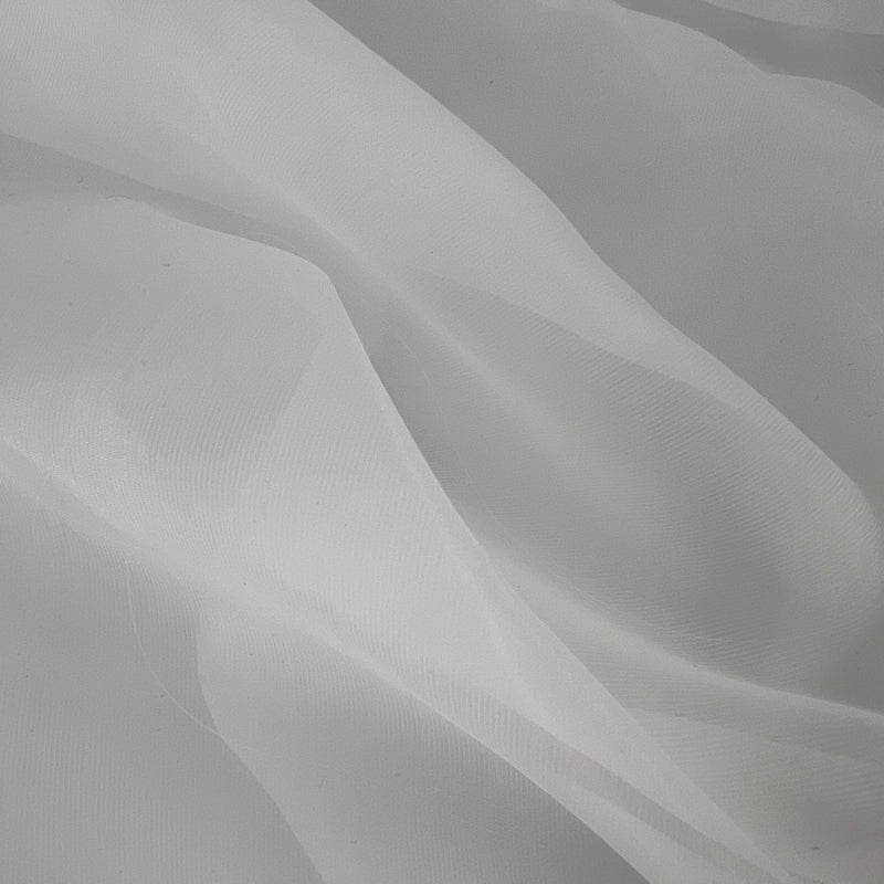 Polyester Matte Organza - Natural White | SKU 7910 #U7