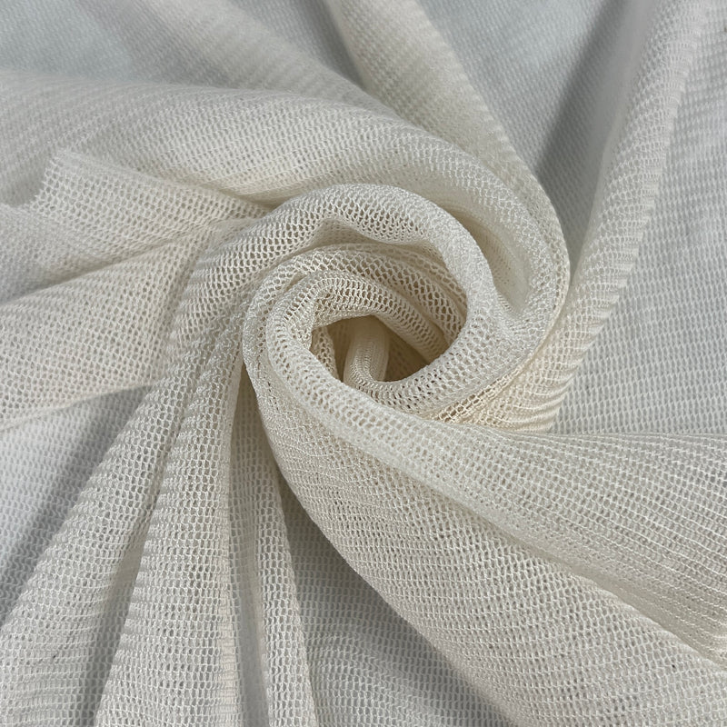 Sheer Tricot Mesh - Ivory | SKU 7909 #U7